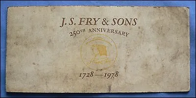 Que vendait l'entreprise "J. S. Fry & Sons" fondée en 1728 ?