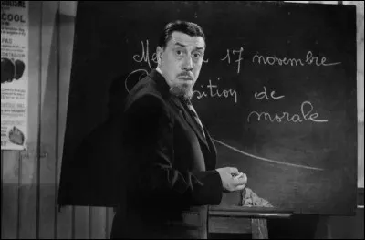 Qui est ce maître d'école, joué par Fernandel en 1951 ?