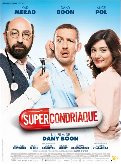 Dans le film ''Supercondriaque'' je suis le gars le plus peureux.