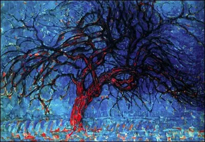 "Arbre Rouge" est un tableau peint par Kasimir Malevitch.