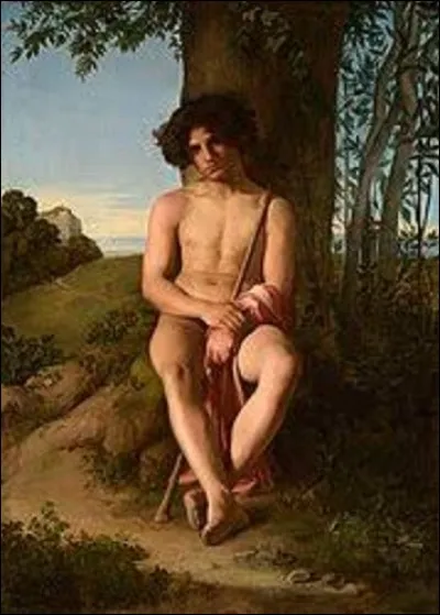 En 1834, quel peintre néoclassique a exécuté ce tableau nommé ''Jeune Berger assis'', toile aujourd'hui conservée au musée des Beaux-Arts de Lyon ?