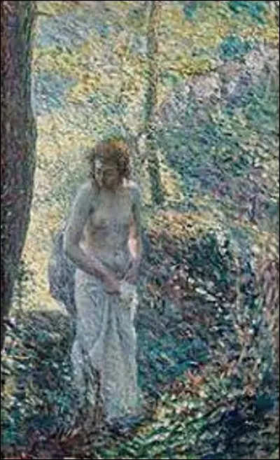 On peut admirer ''Jeune Fille dans un bois'' au musée d'art de Ponce, sur l'île de Porto Rico. Quel peintre postimpressionnisme a réalisé cette toile en 1897 ?