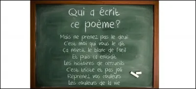 Faites votre choix !