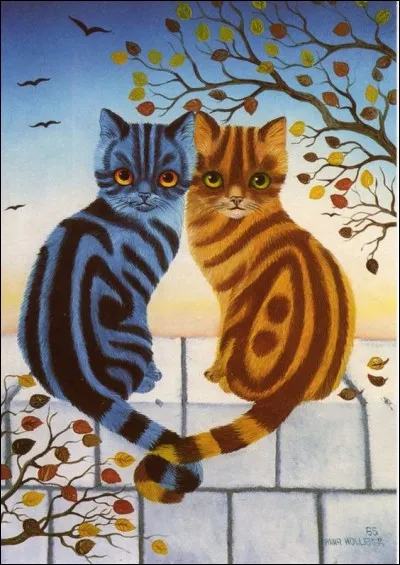 Comment sont les chats dans le titre du livre d'Anny Duperey ?