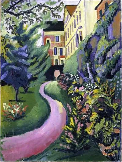 A-t-il peint "Notre jardin en fleurs" ?