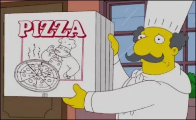 Luigi Risotto tient un restaurant de pizza à Springfield. Il ne fait pas seulement des pizzas mais aussi de la cuisine...