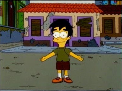 Lisa a parrainé un garçon qui vient d'un orphelinat. On le retrouve dans l'épisode ''Blame it on Lisa''. De quelle nationalité est cet orphelin modeste ?