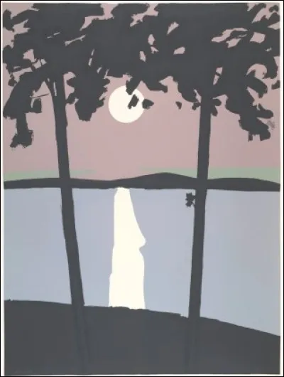 Luna Park est le nom de ce tableau qui fait se réfléchir la lune sur un lac... Qui en est l'auteur ?