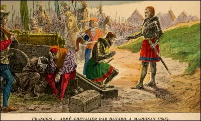 Quel roi fut &eacute;lev&eacute; au rang de chevalier par Bayard au soir de la bataille de Marignan ?