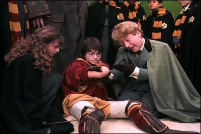 Harry a eu malheureusement un accident à cause d'un cognard lors du match ! Mais qui a contrôlé le cognard ?