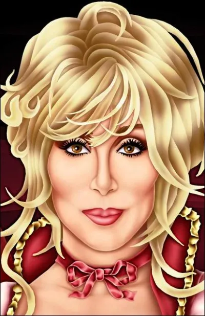 Reconnaissez-vous cette artiste, spécialiste des perruques et des tenues déjantées, ici en blonde ?