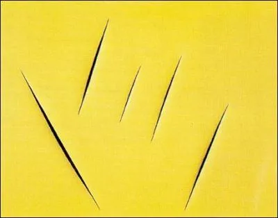 Lucio Fontana a une particularit. Laquelle ?
