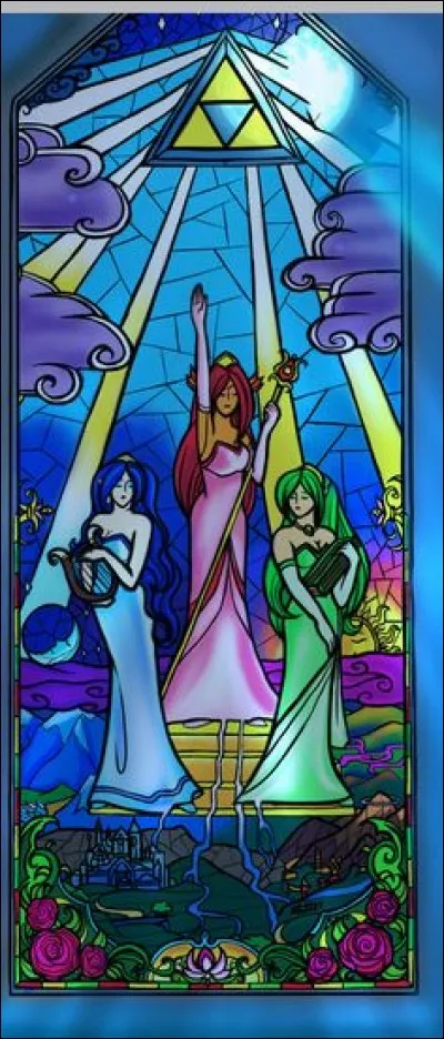 Quels sont les noms des trois déesses ?