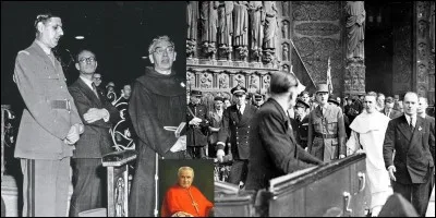 Le 26 août, le général de Gaulle se rendit à la cathédrale Notre-Dame de Paris pour entendre une cérémonie religieuse. Cette cérémonie se verra « perturbée » par trois événements.
Quelles sont ces trois « perturbations » ?