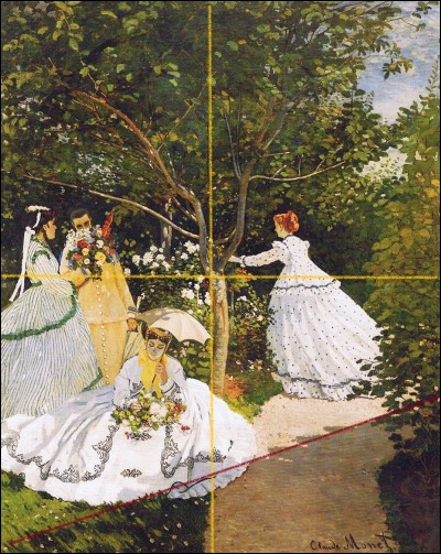 "Dames au jardin" est un tableau signé Édouard Manet.