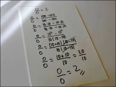 Celle-ci, on va la faire en choeur : zéro + zéro =