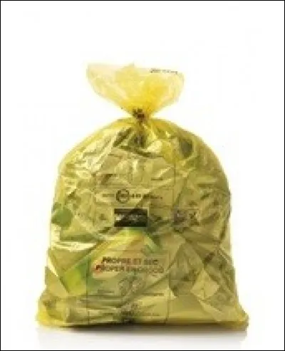 Dans le sac jaune, qu'est-ce que l'on met ?