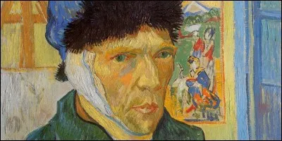 Sur ses derniers autoportraits, Vincent van Gogh porte un bandage. Quelle partie du corps s'était-il amputée ?