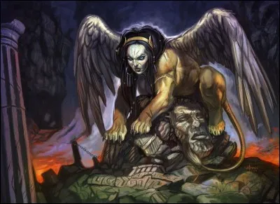 Tu veux passer une porte pour enfin finir ce donjon interminable. Le hic : un sphinx se dresse devant toi. Que fais-tu pour arriver à ton objectif ?