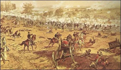 Quelle bataille de la guerre de S&eacute;cession s'est d&eacute;roul&eacute;e les 1,2 et 3 juillet 1863 ?