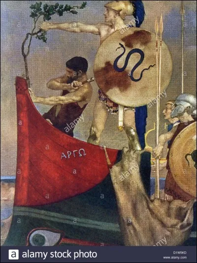 Pour quel héros sera-t-elle présente pendant la construction du navire Argo ?