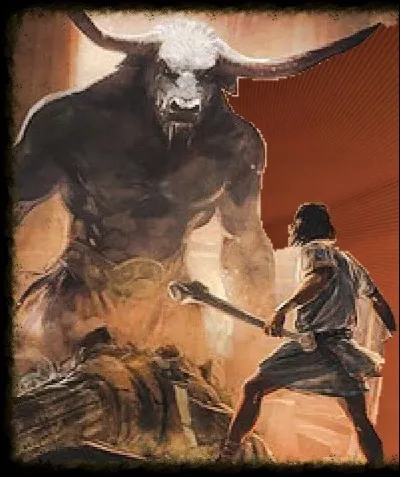 Son assistance a permis à ce héros de terrasser le Minotaure. Qui est-il ?