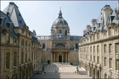 Elle a été fondée en 1253 à l'initiative de Louis IX. En 1885, elle était la plus importante université de France. Aujourd'hui, elle est toujours l'une des principales universités de Paris. Avec sa coupole et son style architectural, elle se démarque de toutes et se voit de loin au profit des visiteurs.