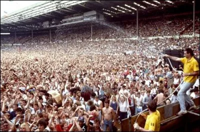 En quelle année a eu lieu le Live Aid à Wembley ?