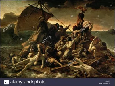"Le Radeau de la Méduse" est une peinture à l'huile sur toile de Théodore Géricault.