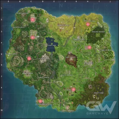 Vers quel endroit de la map est Dusty Divot ?