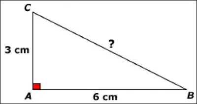 Quelle est la longueur approximative du côté [CB] ?