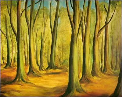 Qui a peint "La forêt de Fontainebleau" ?