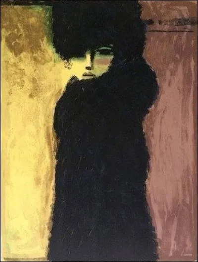 Qui a représenté "La dame en noir" ?