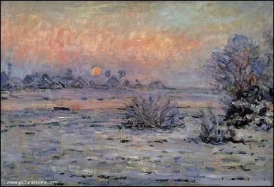 À qui doit-on "Soleil d'hiver à Lavacourt" ?