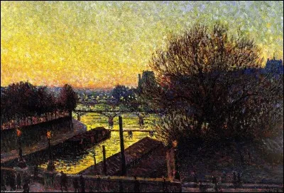 Qui a peint "Paris, vue de la Seine, la nuit" ?