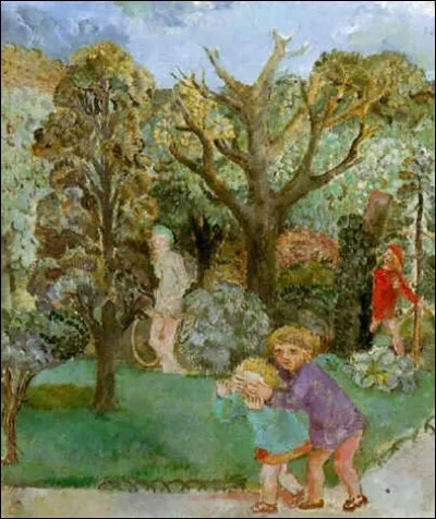 Qui a peint "Enfants au Luxembourg" ?