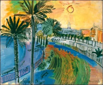 Qui est le peintre de "La baie des Anges" ?