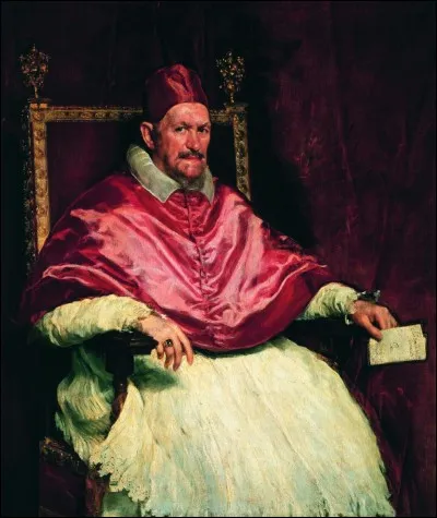 De qui est ce portrait du "Pape Innocent X à Rome" ?