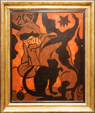 Qui a représenté "La Sorcière au chat noir" ?