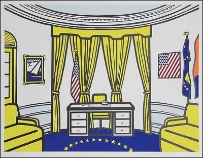 Ce tableau de Roy Lichtenstein représente un lieu si connu qu'il ne sera guère difficile de le situer dans la ville de... ?