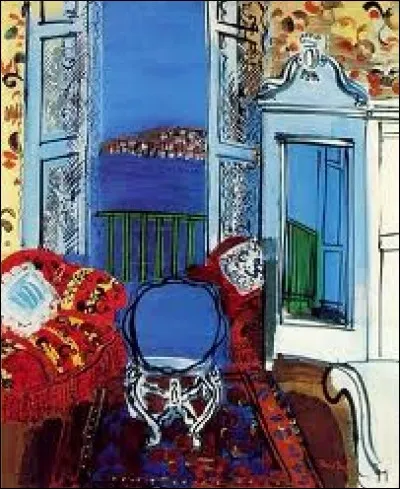 On passe au sud, avec ce beau tableau de Raoul Dufy, une fenêtre ouverte sur l'une des plus belles baies du monde. Où se trouve-t-on ?
