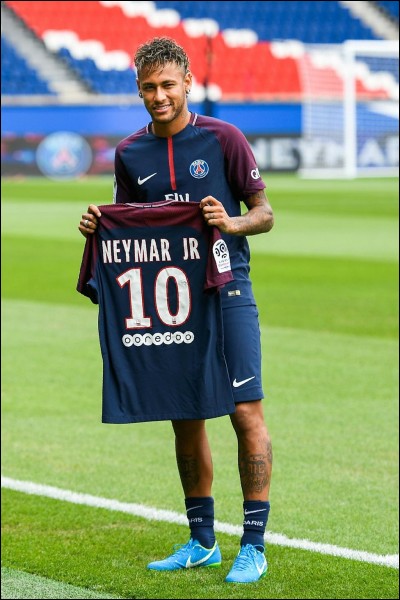 En quelle année est arrivé Neymar ?