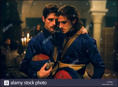 Dans le film, quelle est la couleur associée au duc d'Anjou ?
