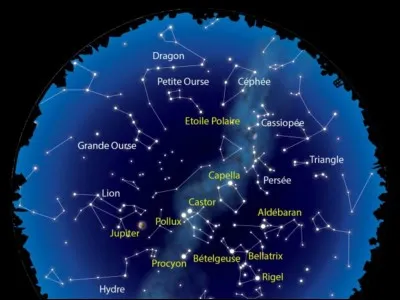De quelle constellation l'étoile polaire est-elle la plus brillante ?