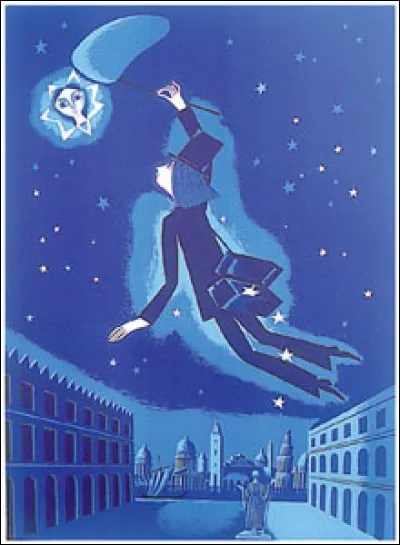 Observez bien l'illustration ! Quel est l'état d'esprit de l'homme qui vole ?