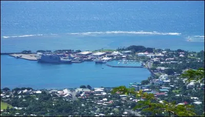Cette ville du Pacifique, située sur l'île d'Upolu, capitale des Samoa, c'est :