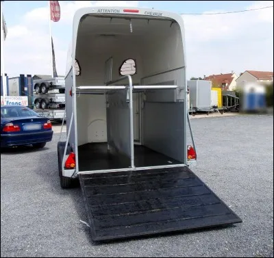 Si vous embarquez un seul cheval ou poney dans un van à deux places, vous le placez :