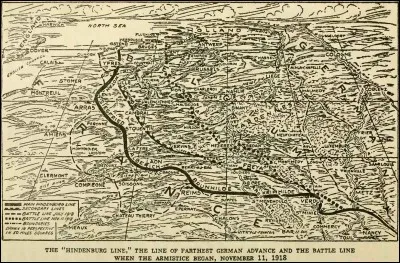 A partir du 18 juillet 1918, les Alliés procèdent à la contre-offensive qui les conduiront à avoir libéré une grande partie des zones occupées par les Allemands dans le nord de la France et une partie de la Belgique quand survient la signature de l'armistice. Durant cette avancée, comment s'appelle la ligne de défense allemande que les Alliés attaquèrent ?