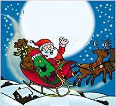 Elle est fière d'avoir retenu les noms des 8 rennes du père Noël !
Éclair, Tonnerre, Cupidon, Comète, Fringant, Furie, Danseur et Tornade !