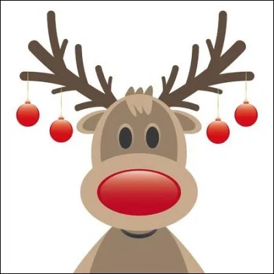 Elle connaît aussi celui du petit Renne au nez rouge arrivé plus tard dans la troupe, c'est Rudolphe !